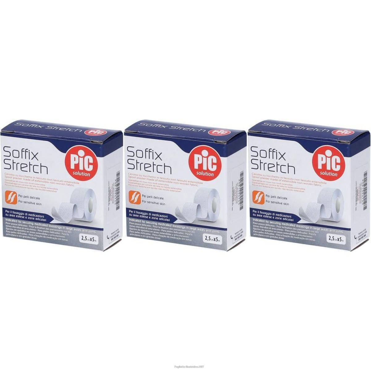 Cerca Offerte di pic cerotto soffix stretch 2,5 x 5 m 3x500 cm e acquista online