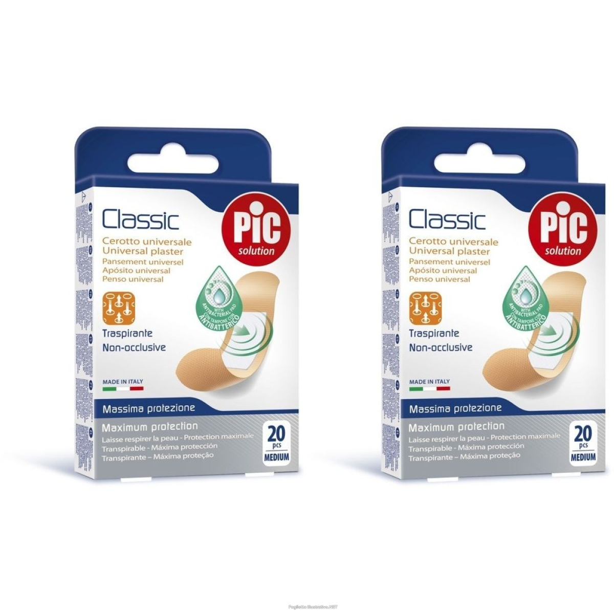 Cerca Offerte di pic® classic cerotto universale 19x72 mm set da 2 2x20 pz e acquista online