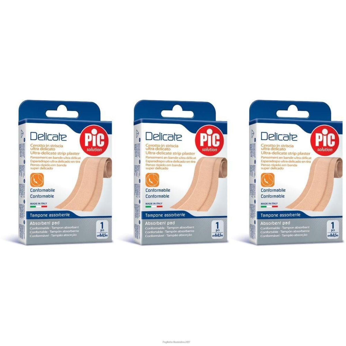 Cerca Offerte di pic® delicate cerotto delicato in striscia 8cm x 0,5m 3x1 pz e acquista online