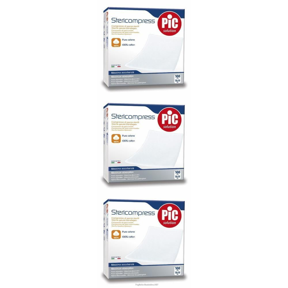 Cerca Offerte di pic garza compressa idrofila pic 10x10cm 4 strati fustella 3x50 pz com e acquista online