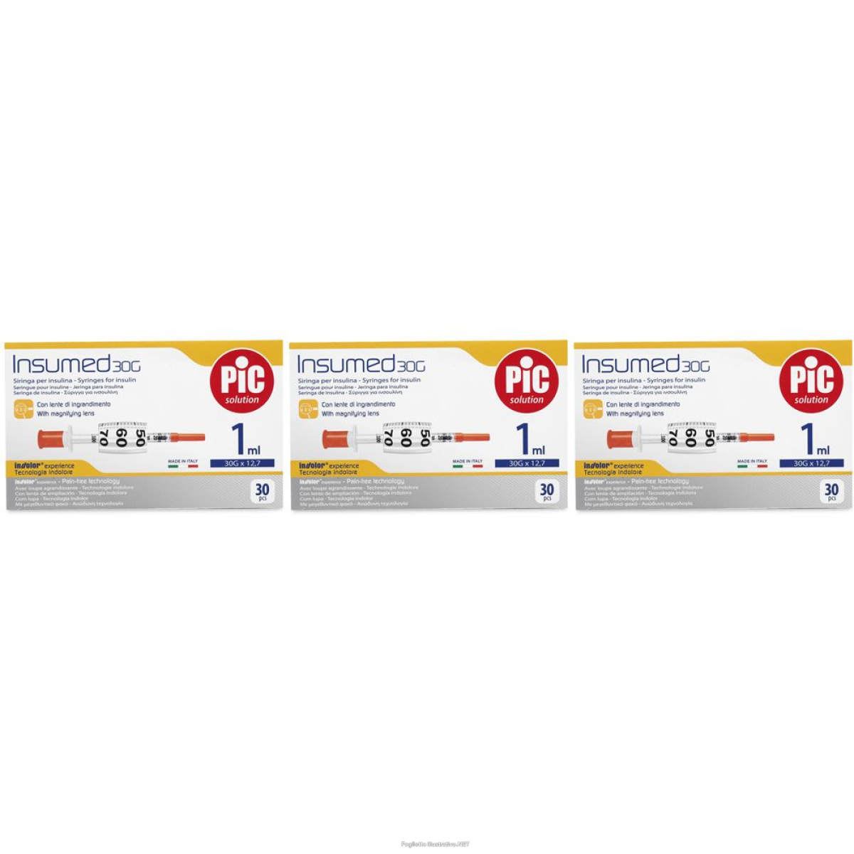 Cerca Offerte di pic insumed 30g set da 3 3x30 pz siringhe e acquista online