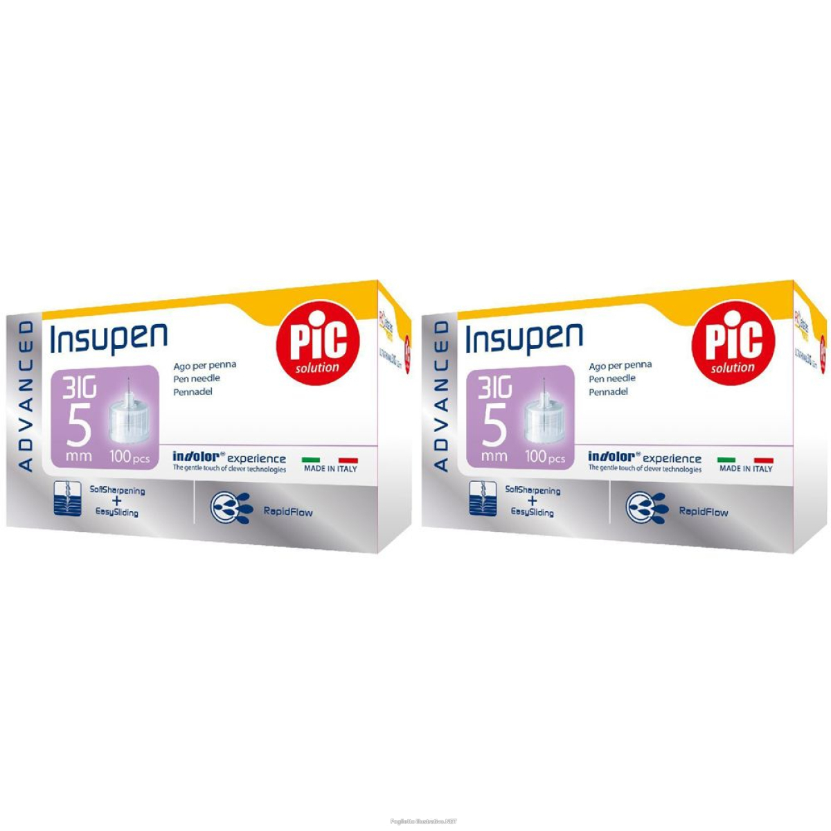Cerca Offerte di pic insupen advance ago per penna 31g 5 mm set da 2 2x100 pz i e acquista online