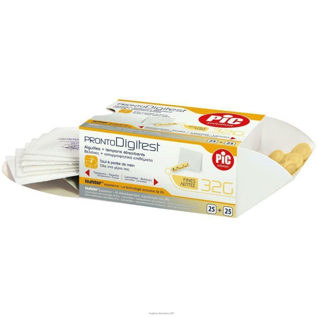 Cerca Offerte di pic pronto digitest kit lancette 32g e tamponcini 4x25 pz e acquista online
