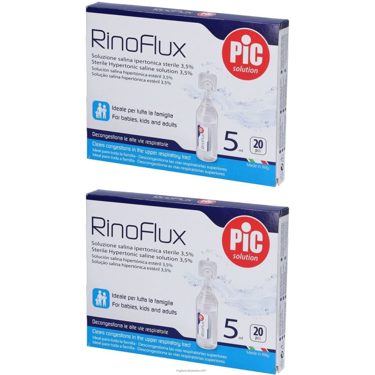 Cerca Offerte di pic rinoflux soluzione salina ipertonica in fiale set da 2 ml gocce na e acquista online