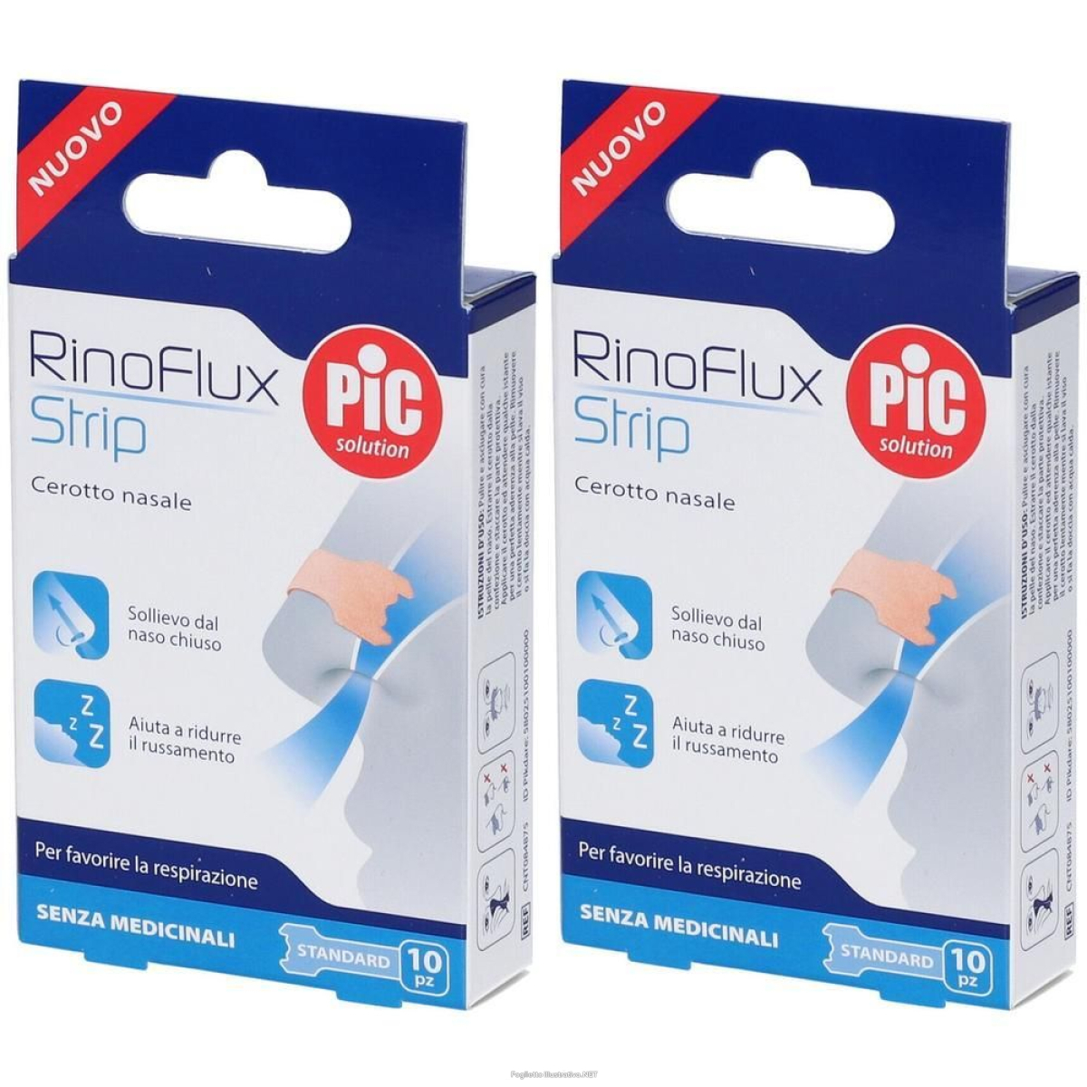 Cerca Offerte di pic rinoflux strip cerotto nasale misura standard 10pz 2x10 st e acquista online