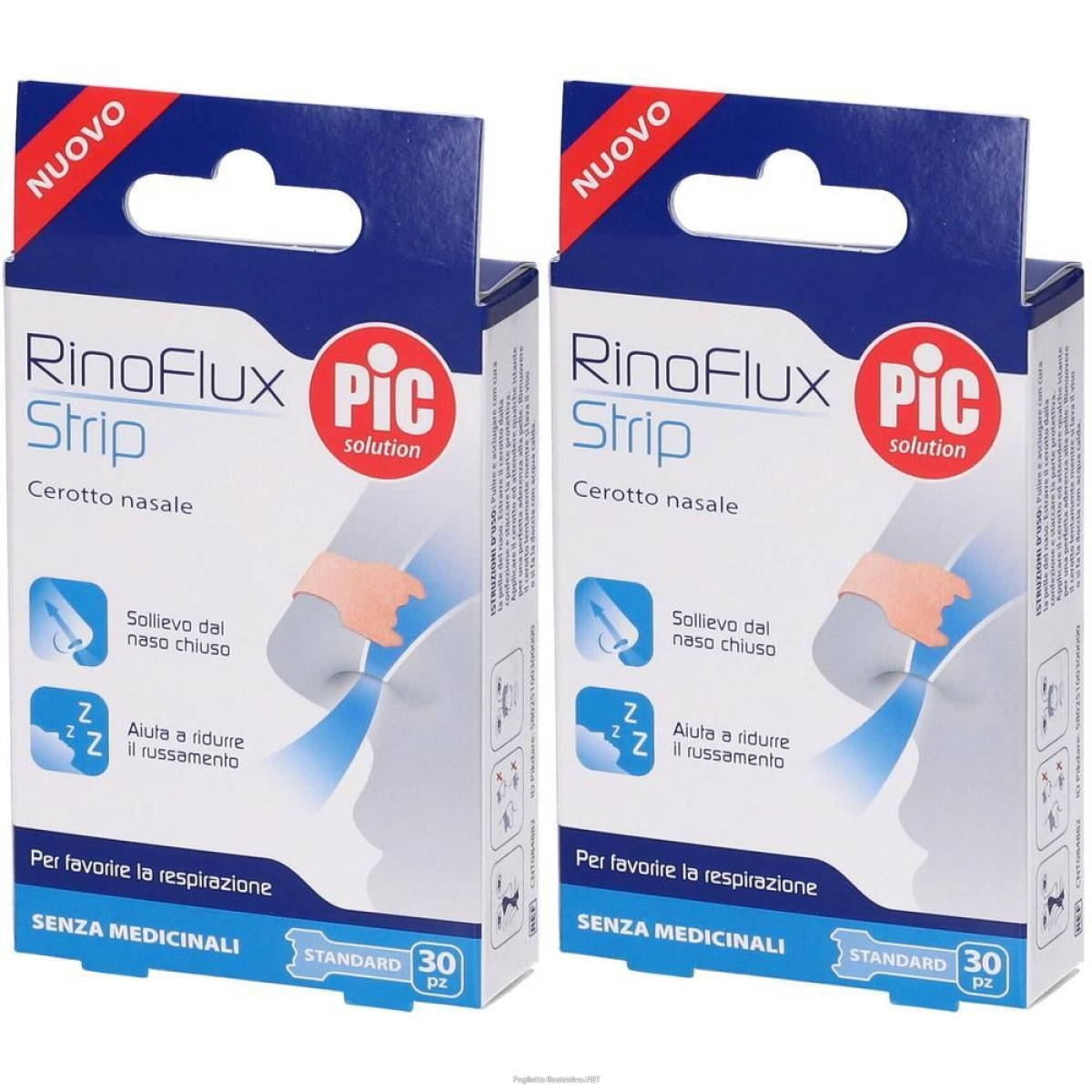 Cerca Offerte di pic rinoflux strip cerotto nasale misura standard 30pz 2x30 st e acquista online