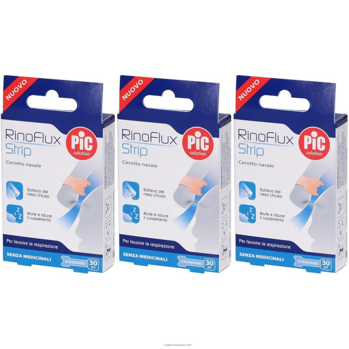 Cerca Offerte di pic rinoflux strip cerotto nasale misura standard 30pz 3x30 st e acquista online