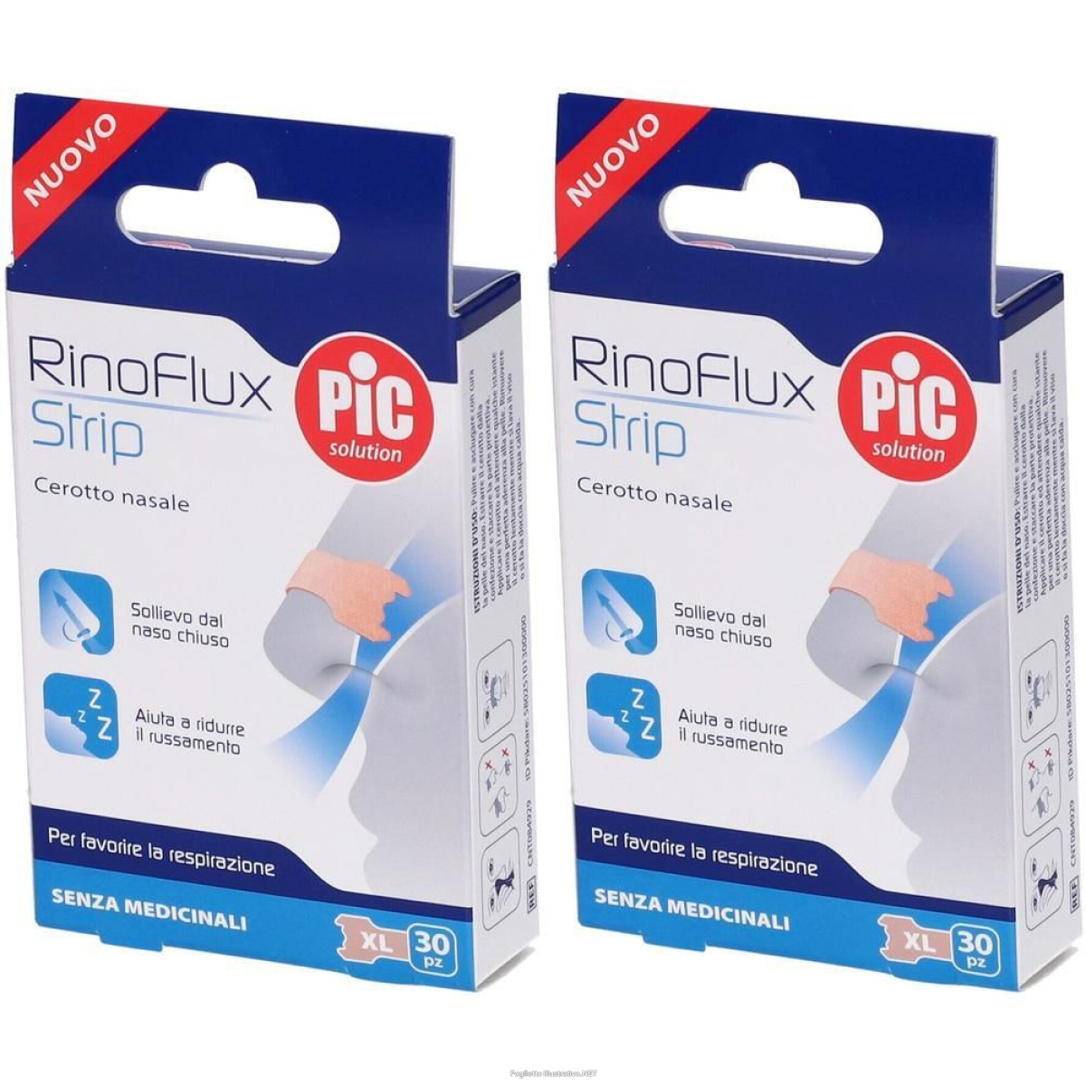 Cerca Offerte di pic rinoflux strip cerotto nasale misura xl 30pz 2x30 st e acquista online