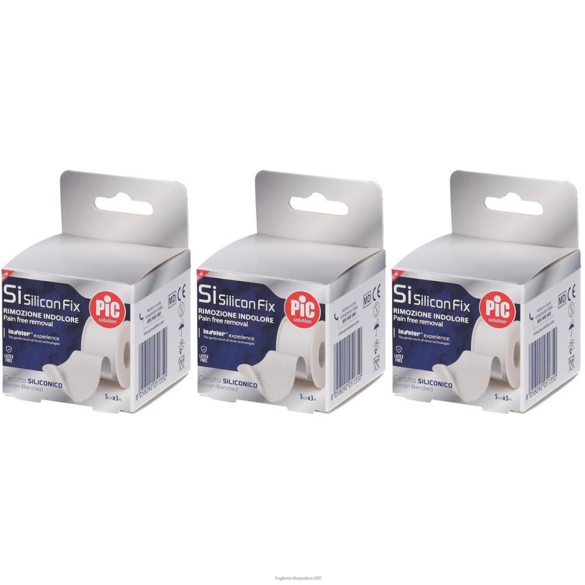 Cerca Offerte di pic silicon rimozione indolore 5 cm x 3 m 3x1 st e acquista online