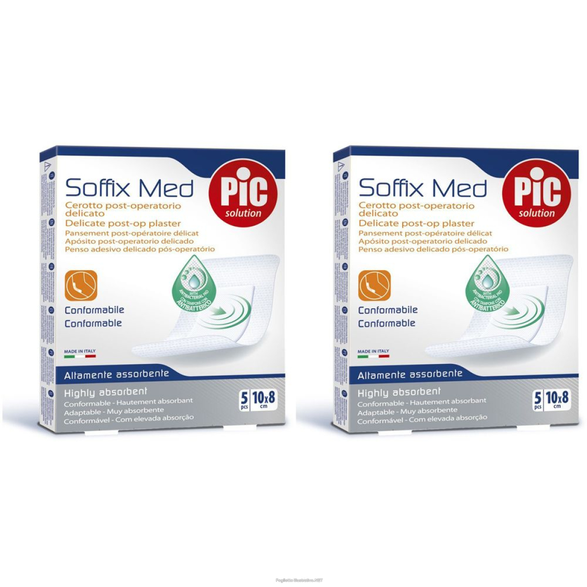 Cerca Offerte di pic® soffix med cerotto post-operatorio? 10 x 8 cm set da 2 2x5 pz cer e acquista online