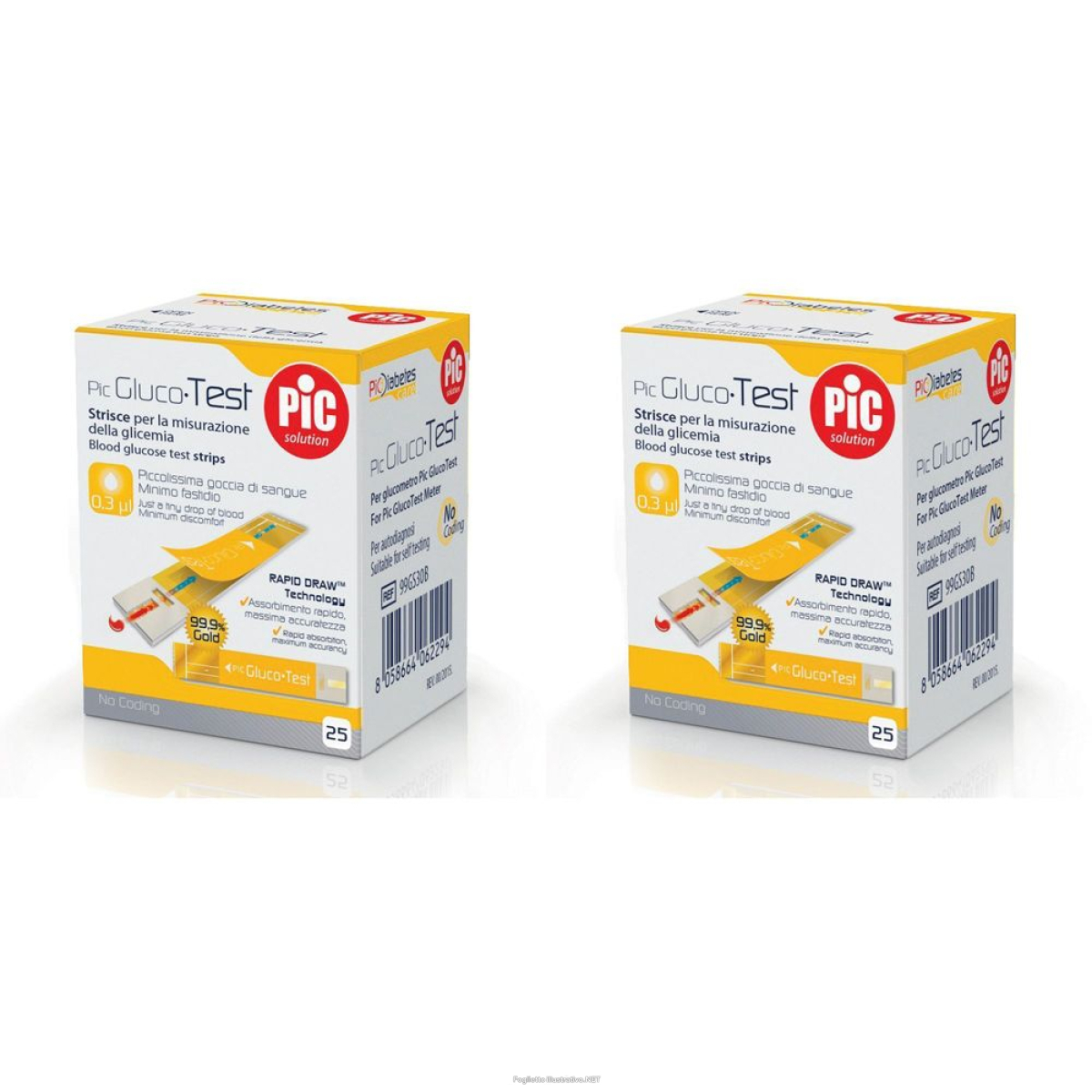 Cerca Offerte di pic solution 25 misura strisce glucotest set da 2 2x25 pz reat e acquista online