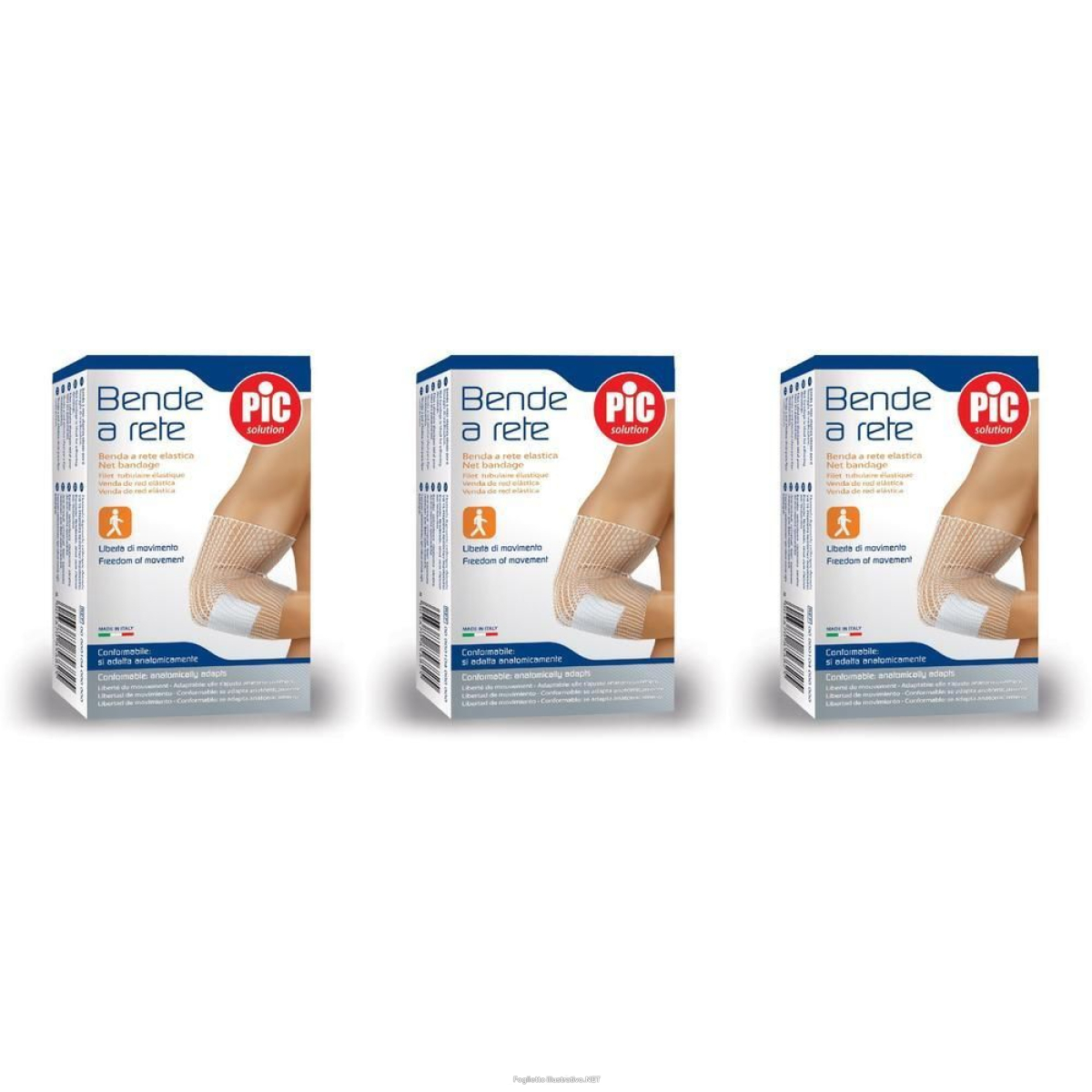Cerca Offerte di pic solution benda a rete elastica gambe e ginocchia 3x1 pz fasciatura e acquista online