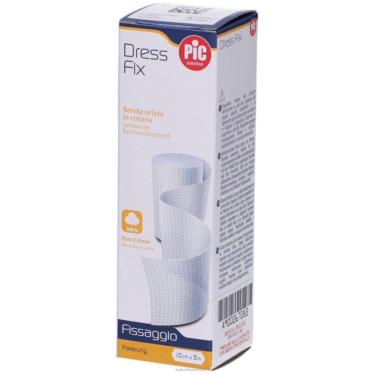 Cerca Offerte di pic solution dress fix 10 cm x 5 m benda orlata 4x1 pz fasciatura e acquista online