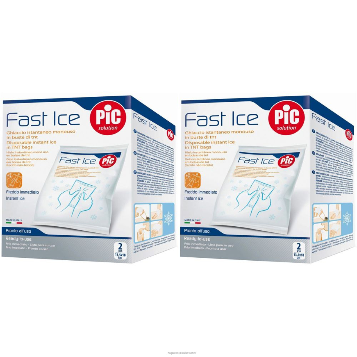 Cerca Offerte di pic solution fast ice ghiaccio istantaneo in busta tnt set da 2 2x2 pz e acquista online