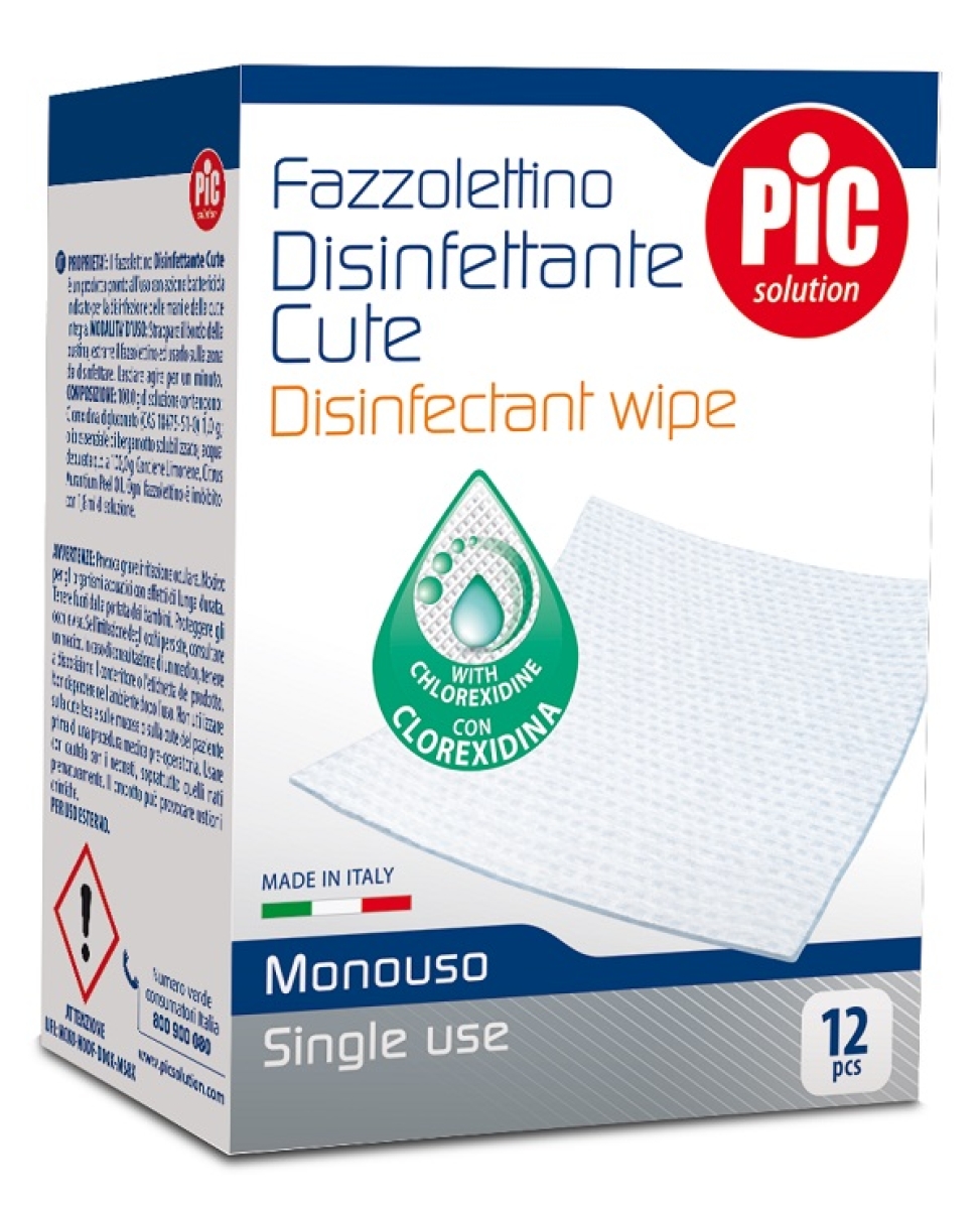Cerca Offerte di Pic solution fazzolettino disinfettante - salviettine monouso con clorexidina per la cute, 12 pezzi e acquista online