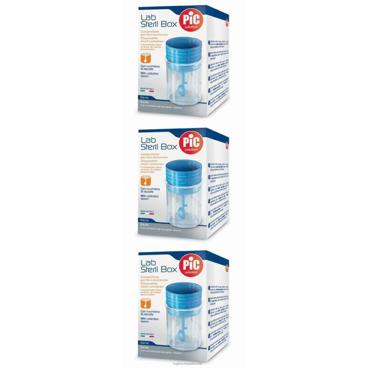 Cerca Offerte di pic solution lab steril box contenitore per feci monouso 3x1 st e acquista online