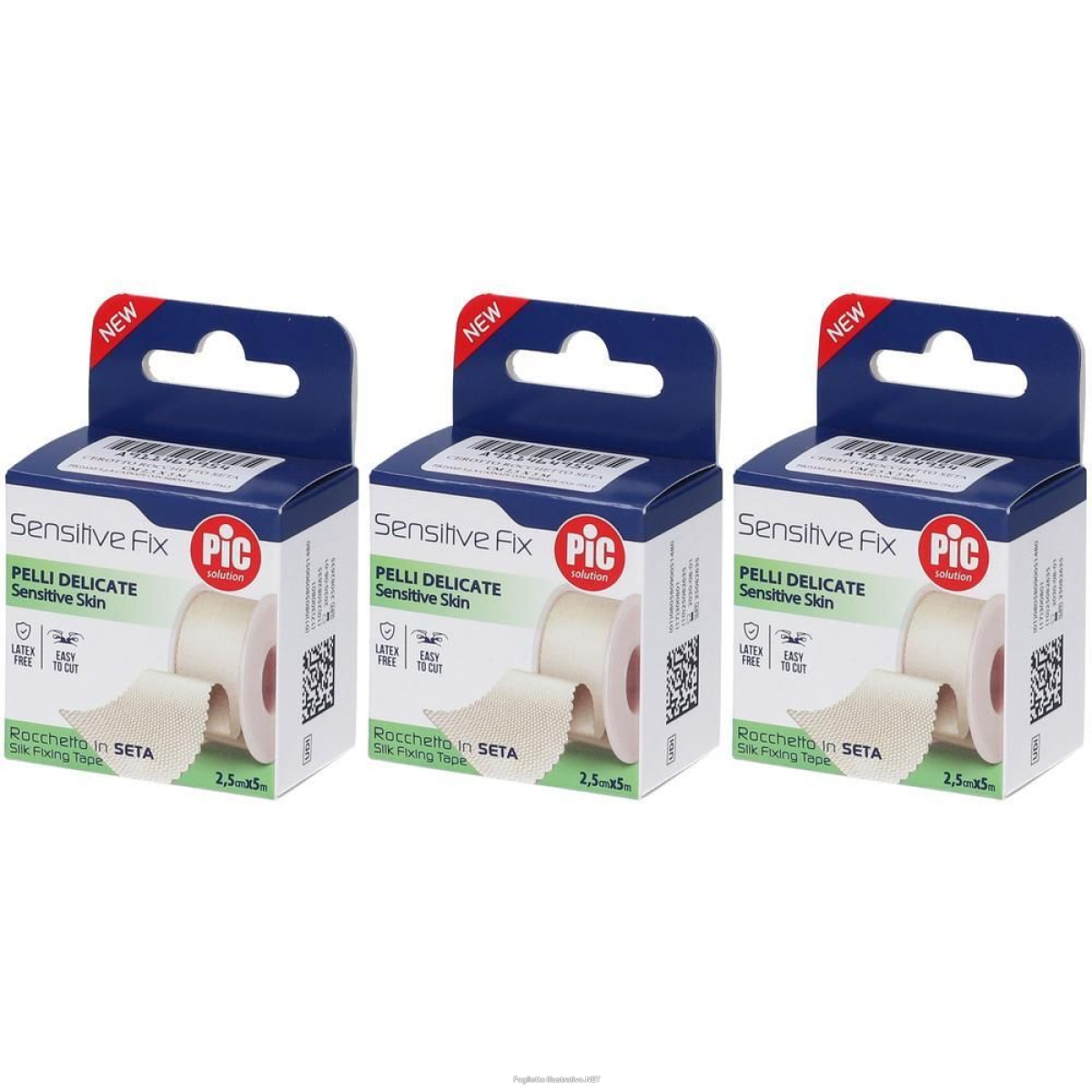 Cerca Offerte di pic solution sensitive fix cerotto in seta 2,5 cm x 5 m 3x1 pz e acquista online