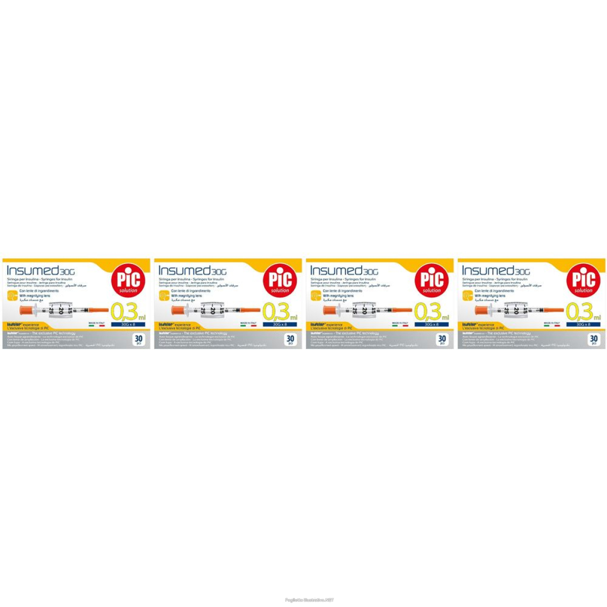 Cerca Offerte di pic solution siringa per insulina 0,3 ml 30 g x 8 mm 4x30 pz siringhe e acquista online