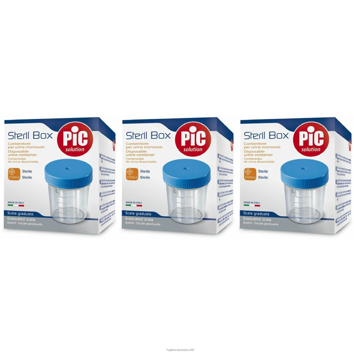 Cerca Offerte di pic solution steril box contenitore per urine monouso set da 3 3x1 pz e acquista online