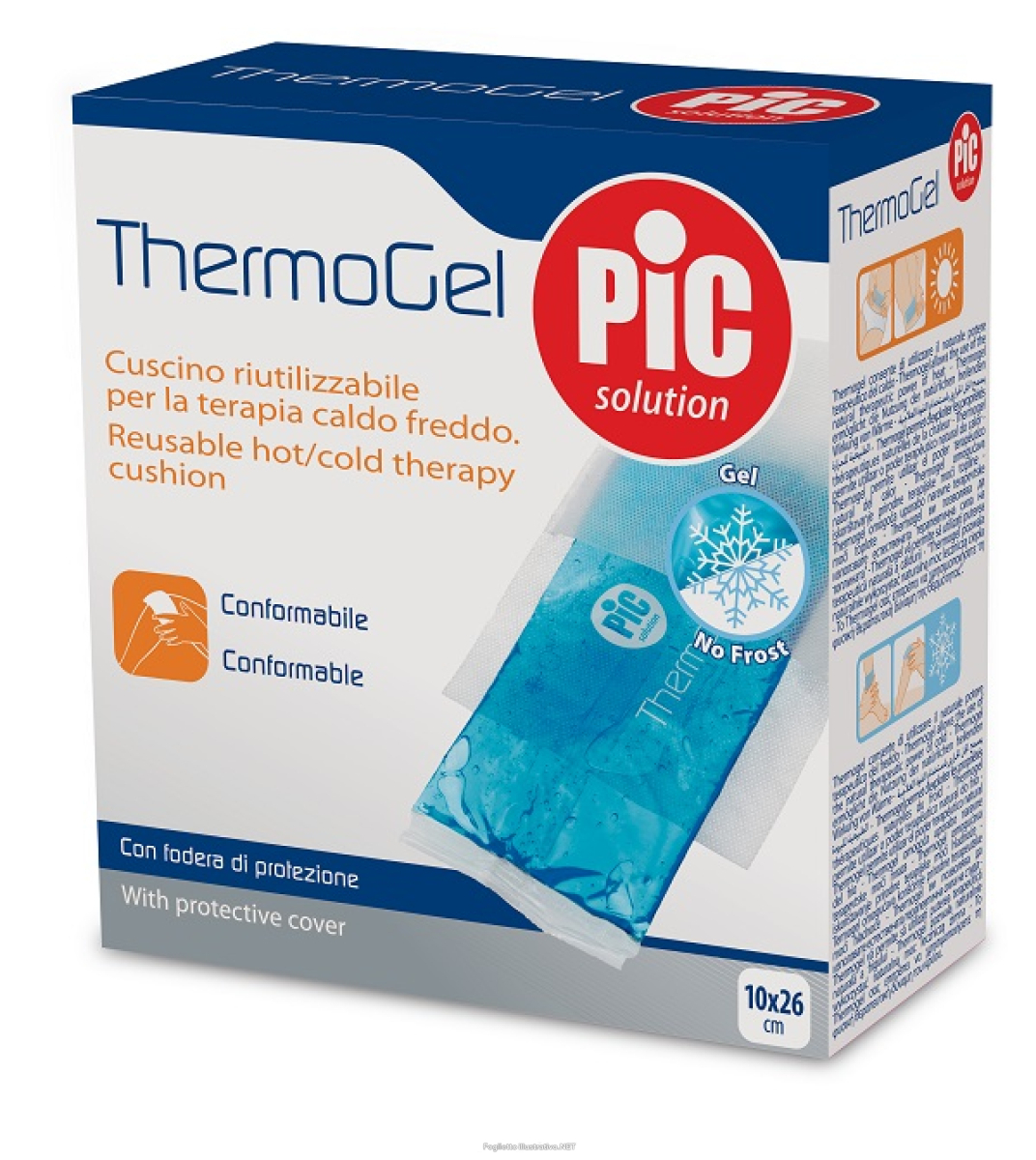 Cerca Offerte di pic thermogel cuscino riutilizzabile per la terapia caldo freddo con fodera di protezione 10x26cm 1 pezzo e acquista online