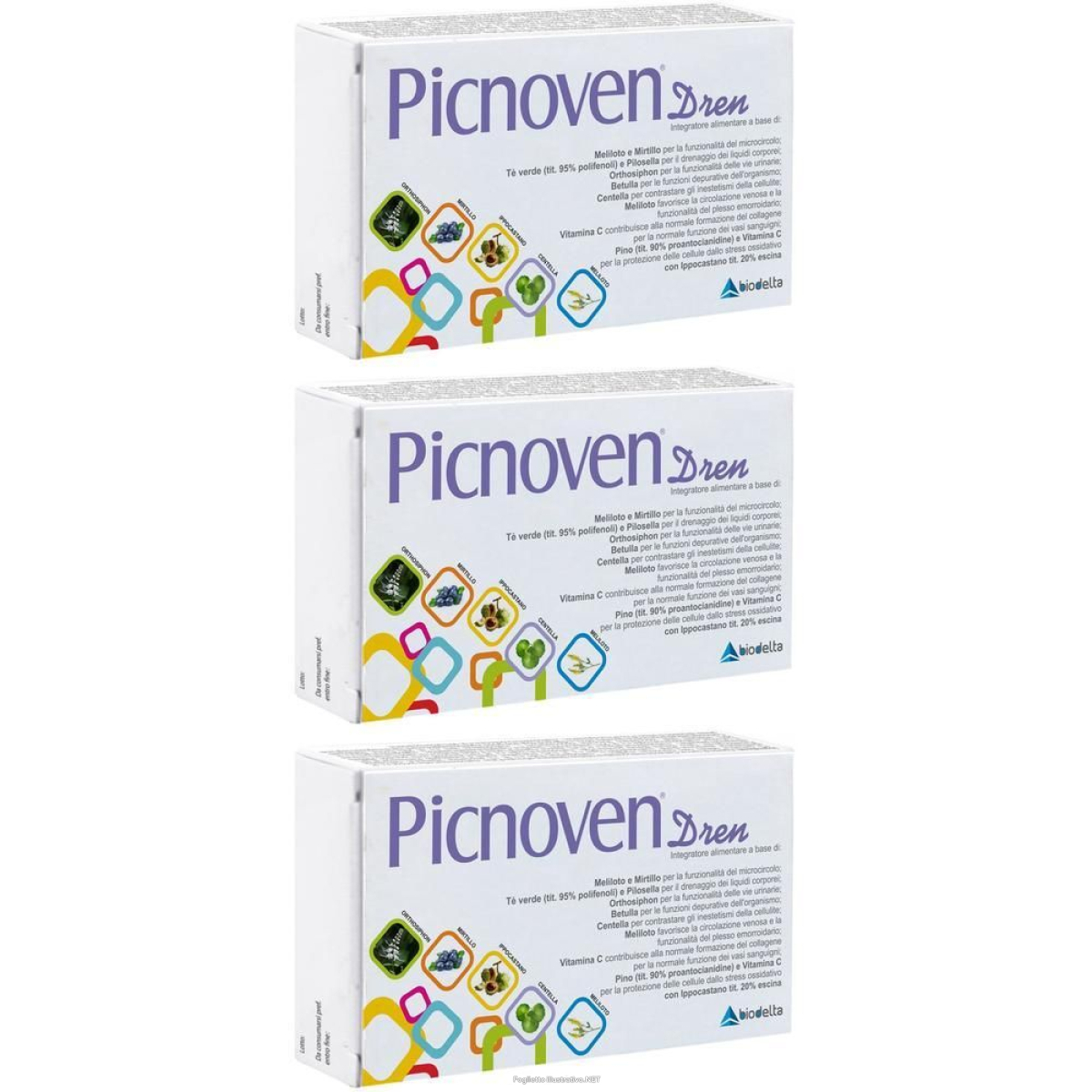 Cerca Offerte di picnoven dren 3x100 pz compresse e acquista online