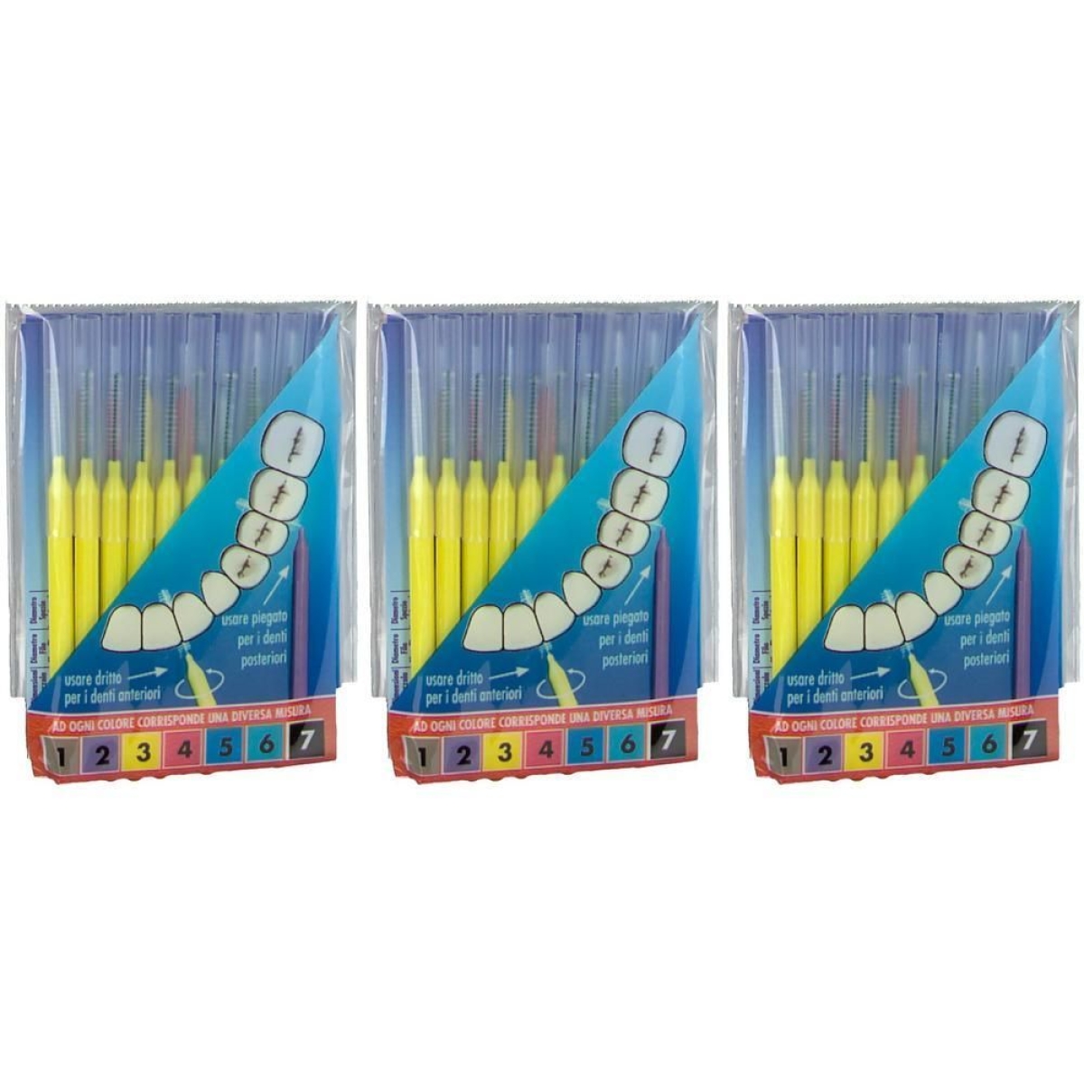 Cerca Offerte di pikdent® giallo 0,6 mm scovolini interdentali 3x10 pz spazzolino da de e acquista online