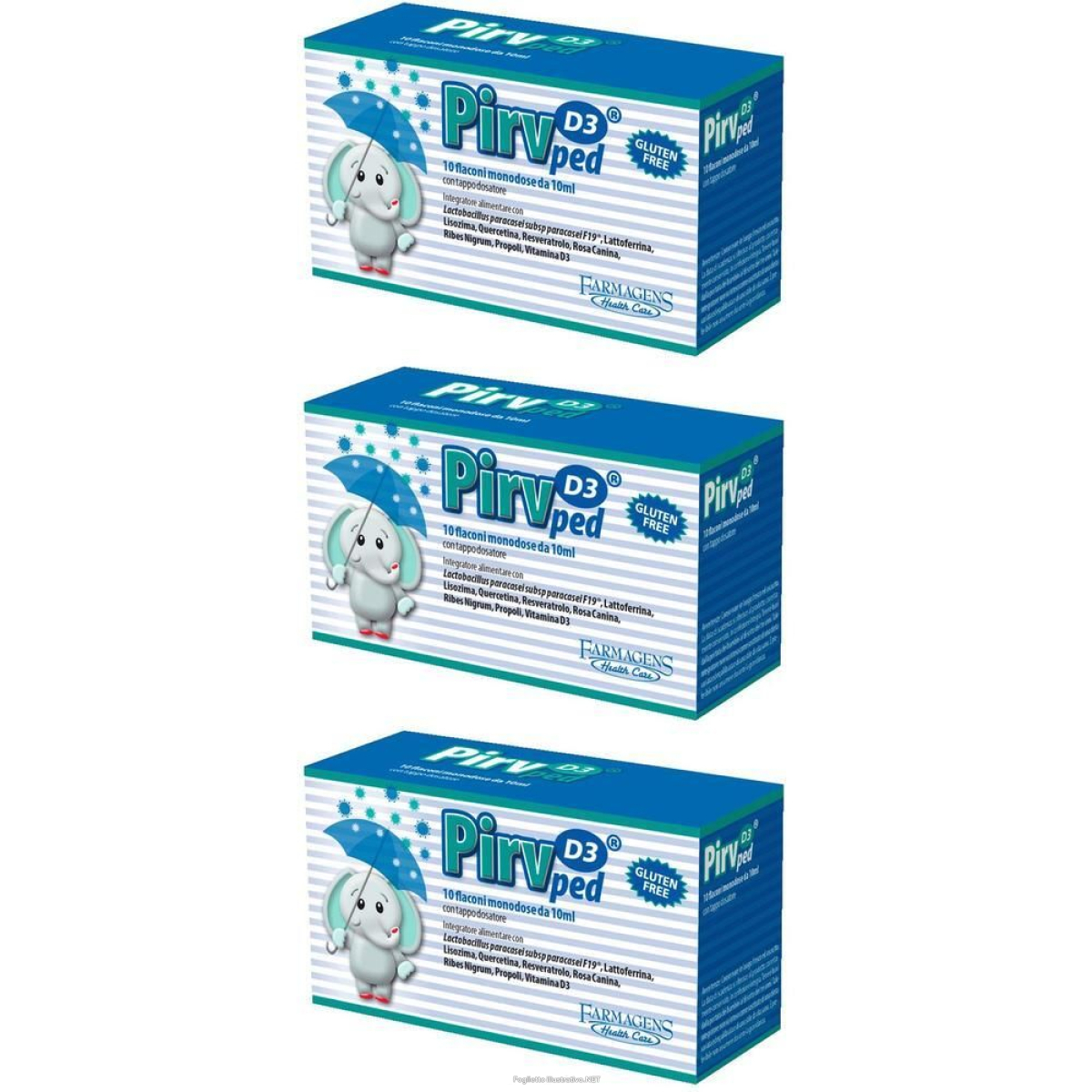 Cerca Offerte di pirv d3 ped 10 flaconi monodose 3x100 ml soluzione orale e acquista online