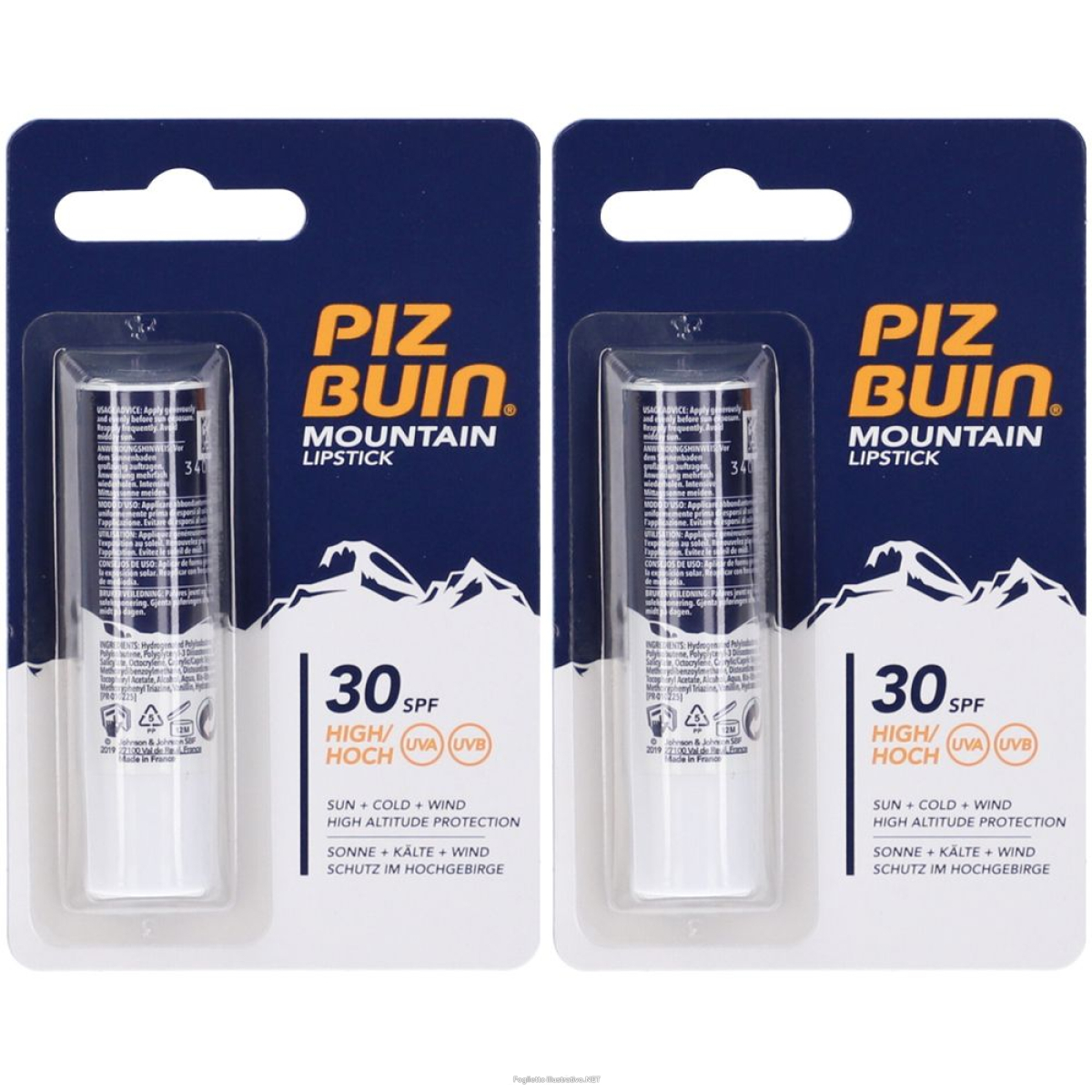 Cerca Offerte di piz buin mountain stick labbra spf30 set da 2 2x4,9 g protezione per l e acquista online