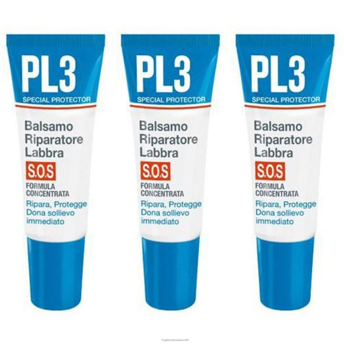 Cerca Offerte di pl3 balsamo riparatore labbra sos 3x7,5 ml protezione per le labbra e acquista online