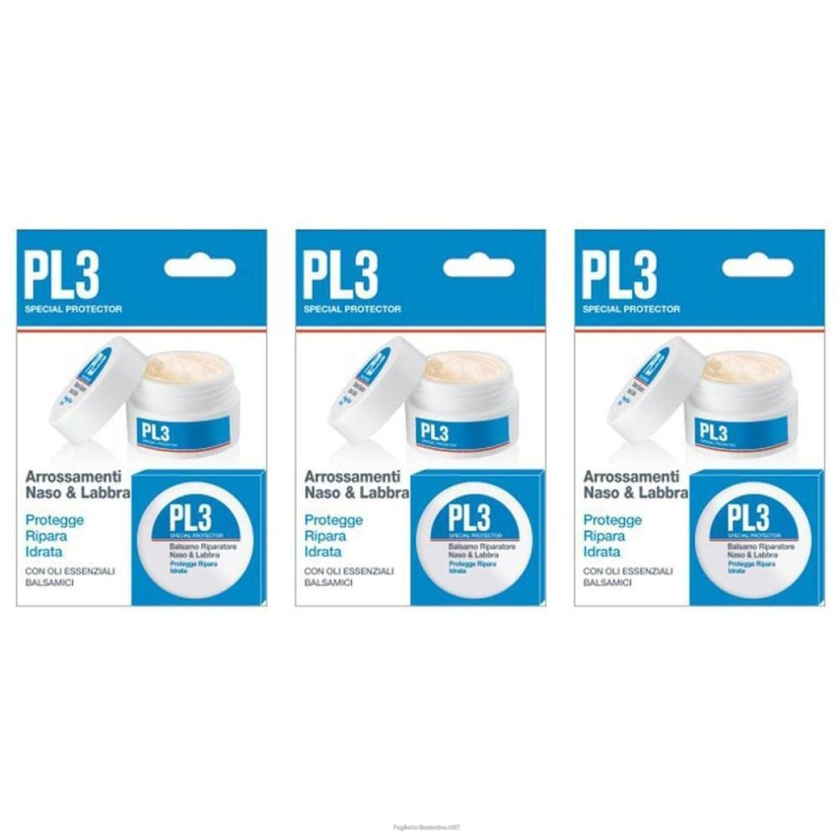 Cerca Offerte di pl3 balsamo riparatore naso/labbra con astuccio 7 g 3x7 g protezione p e acquista online