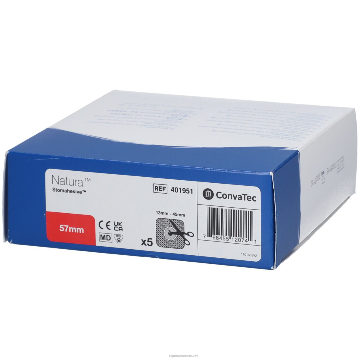 Cerca Offerte di placca natura+ flessibile in stomahesive flangia 57mm 5 pezzi convatec e acquista online