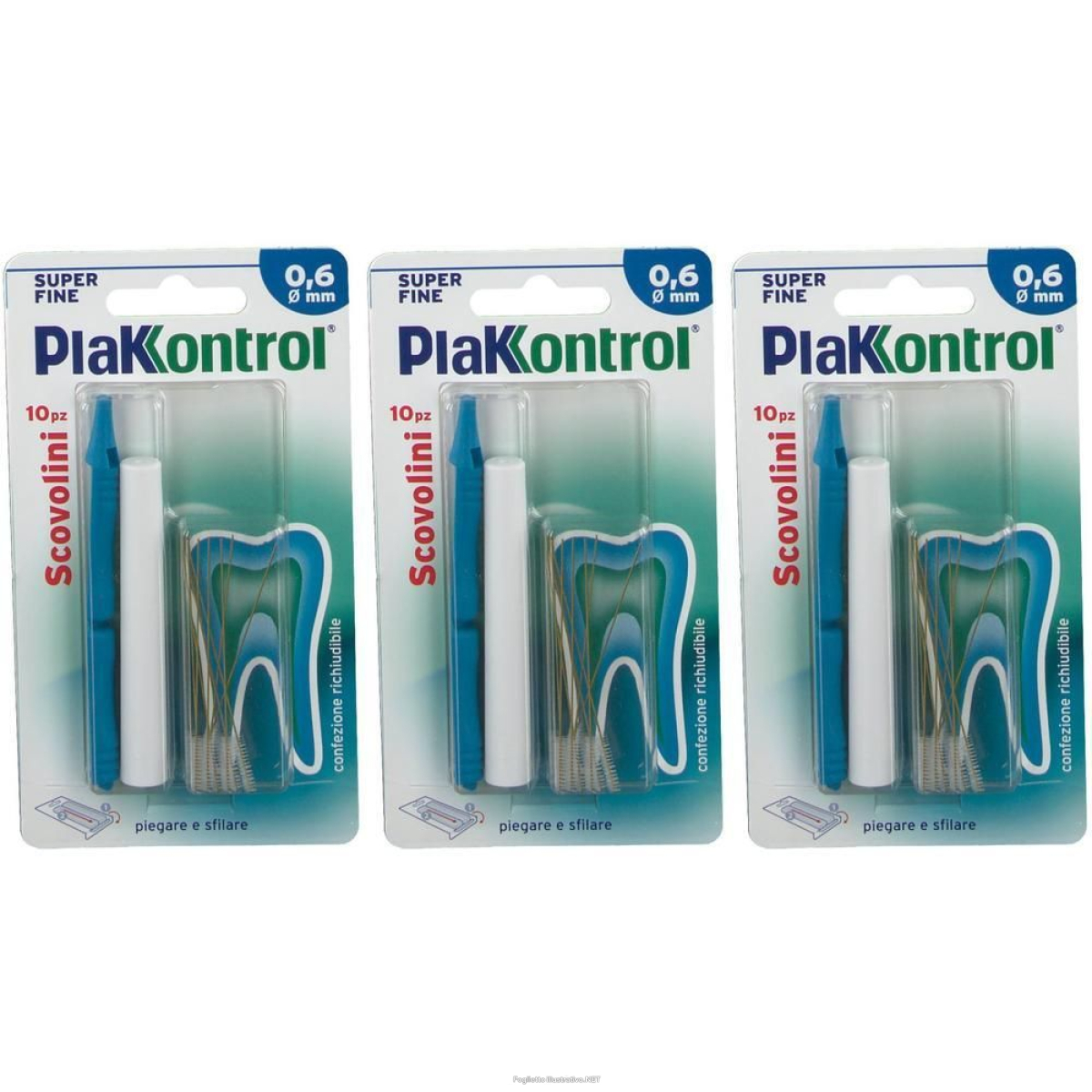Cerca Offerte di plakcontrol® scovolini 0,6 mm 3x10 pz spazzolino da denti e acquista online