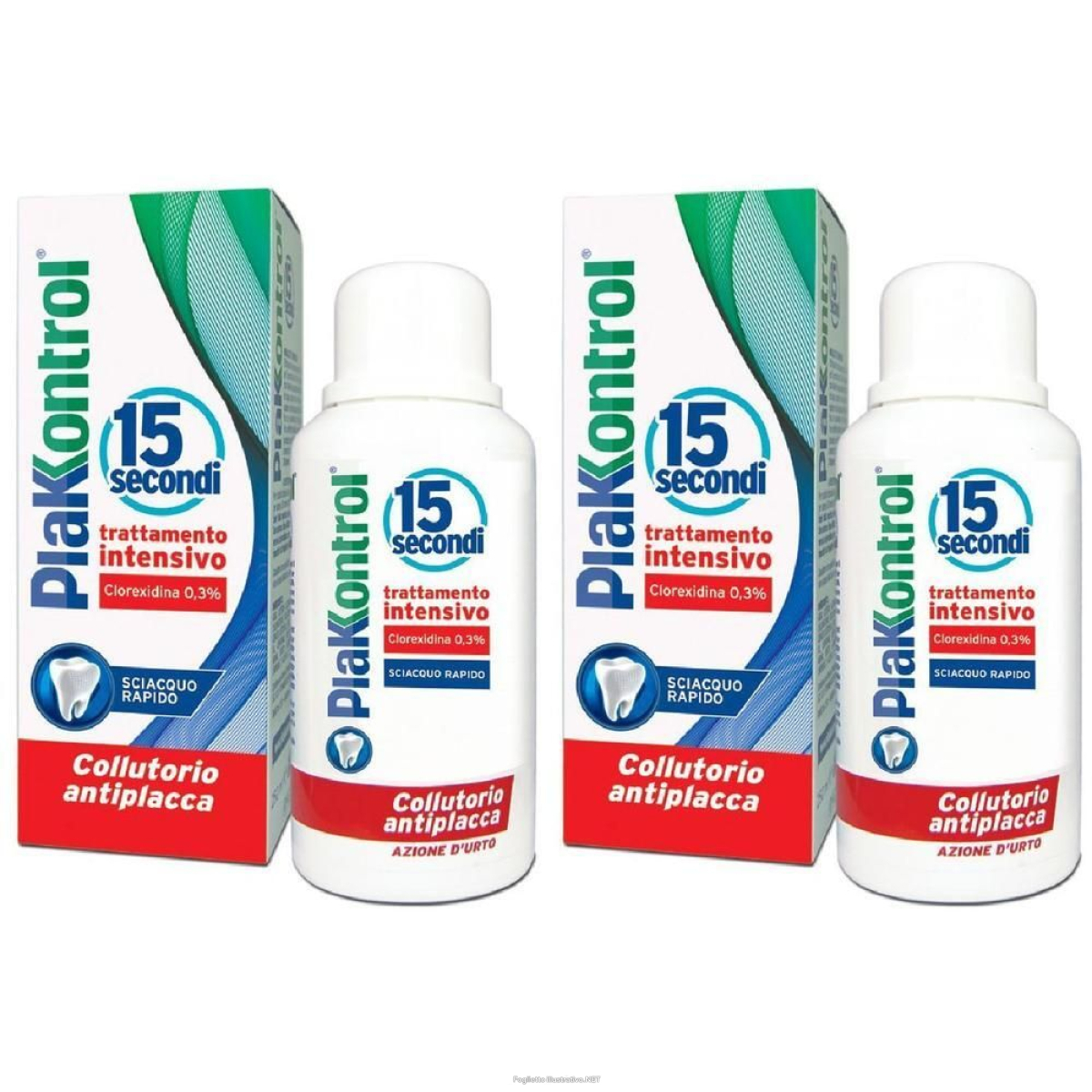 Cerca Offerte di plakkontrol 15'' collutorio antiplacca 2x250 ml e acquista online