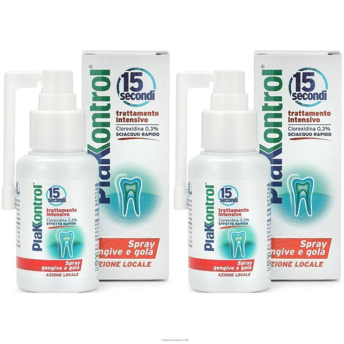 Cerca Offerte di plakkontrol 15 secondi collutorio spray 50 ml 2x50 ml e acquista online