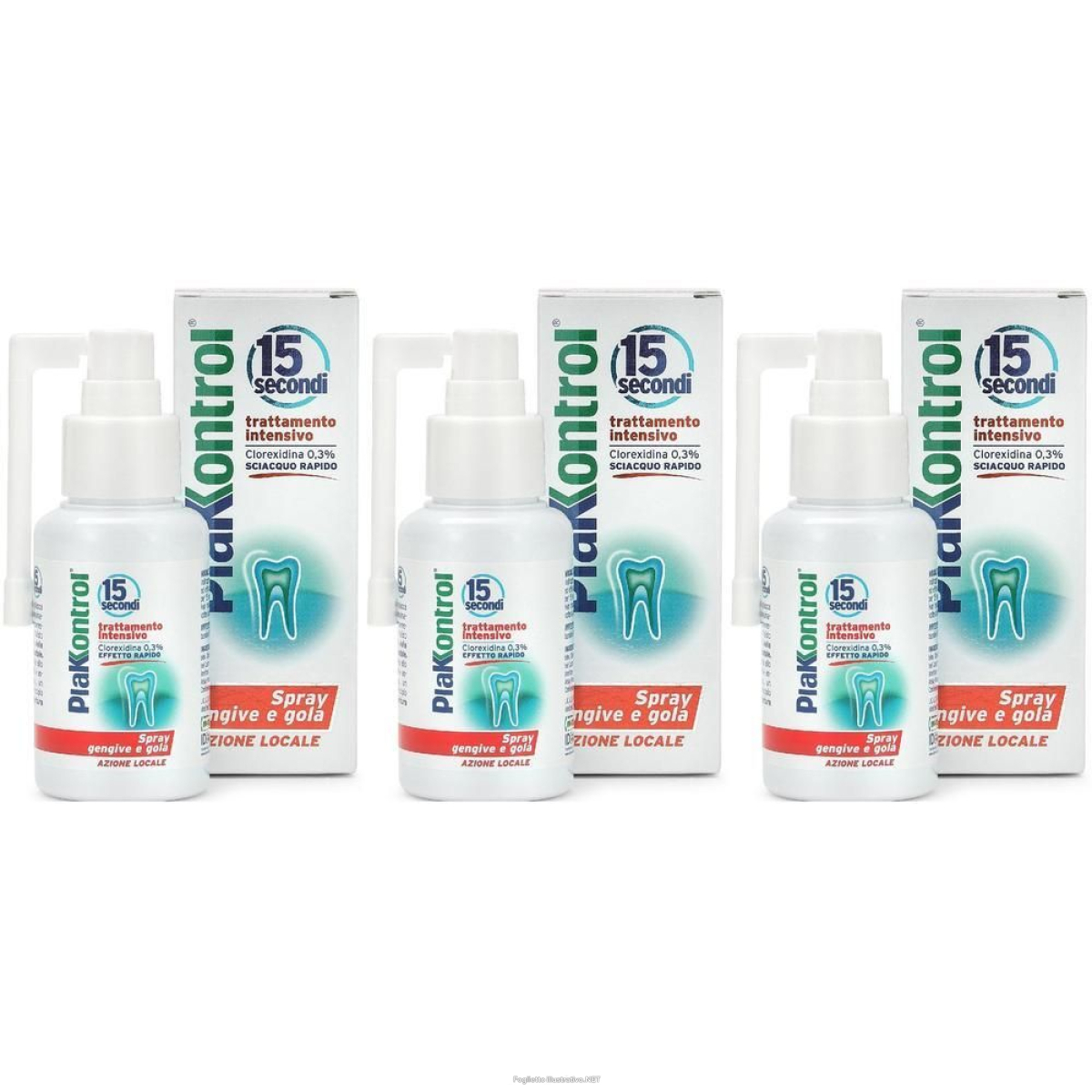 Cerca Offerte di plakkontrol 15 secondi collutorio spray 50 ml 3x50 ml e acquista online