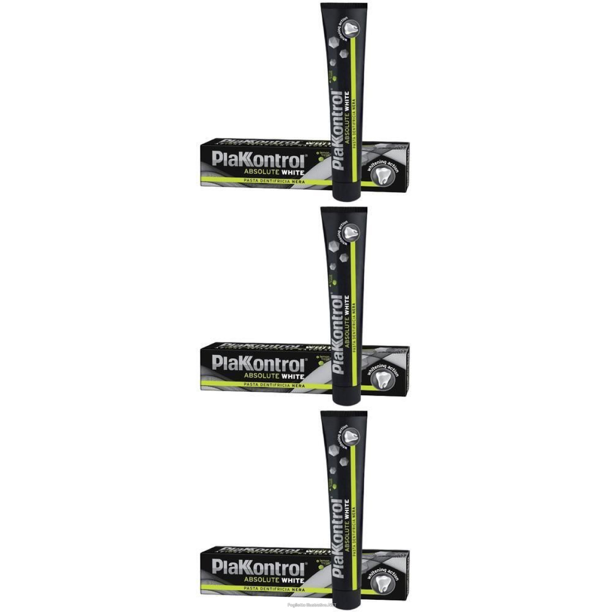 Cerca Offerte di plakkontrol® absolute white 3x75 ml dentifricio e acquista online