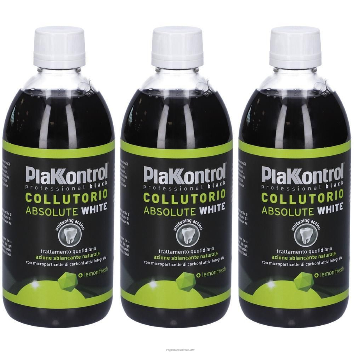 Cerca Offerte di plakkontrol absolute white collutorio black 500 ml e acquista online