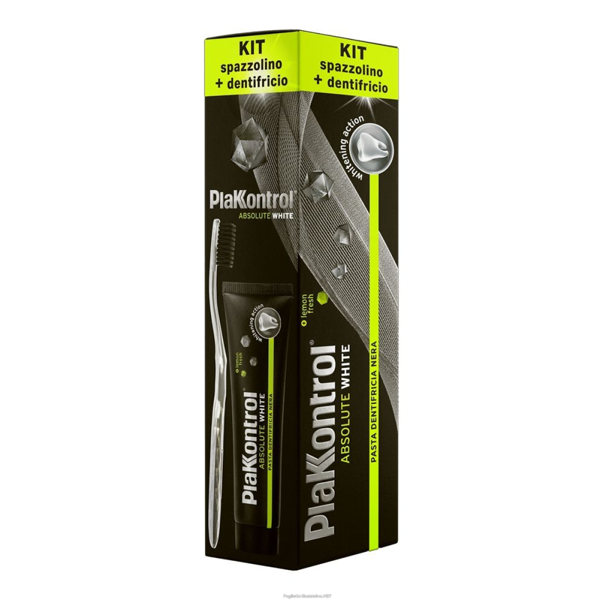 Cerca Offerte di plakkontrol absolute white dentifricio + spazzolino 1 pz set e acquista online