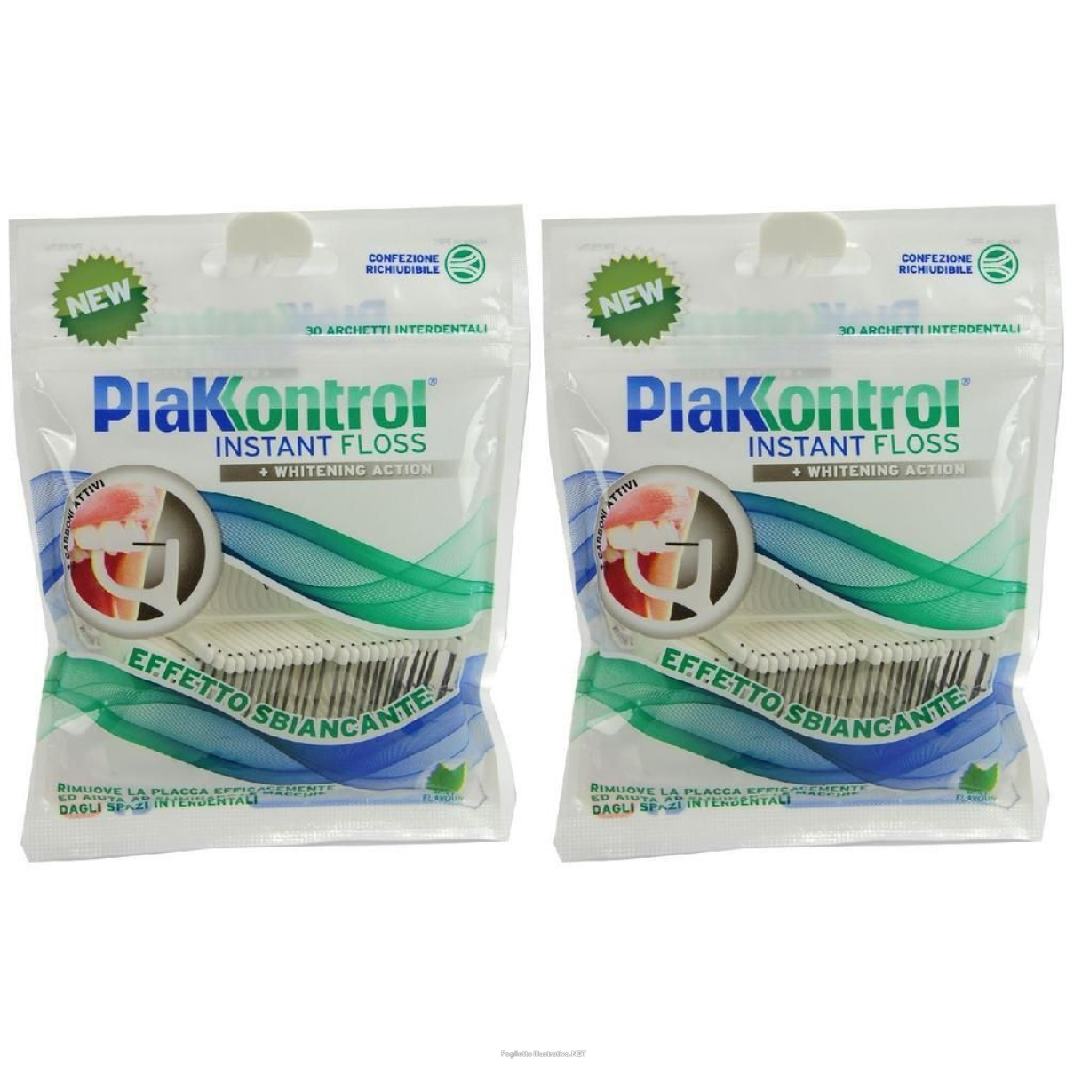 Cerca Offerte di plakkontrol instant floss carbon expanding 30 pz collutorio e acquista online