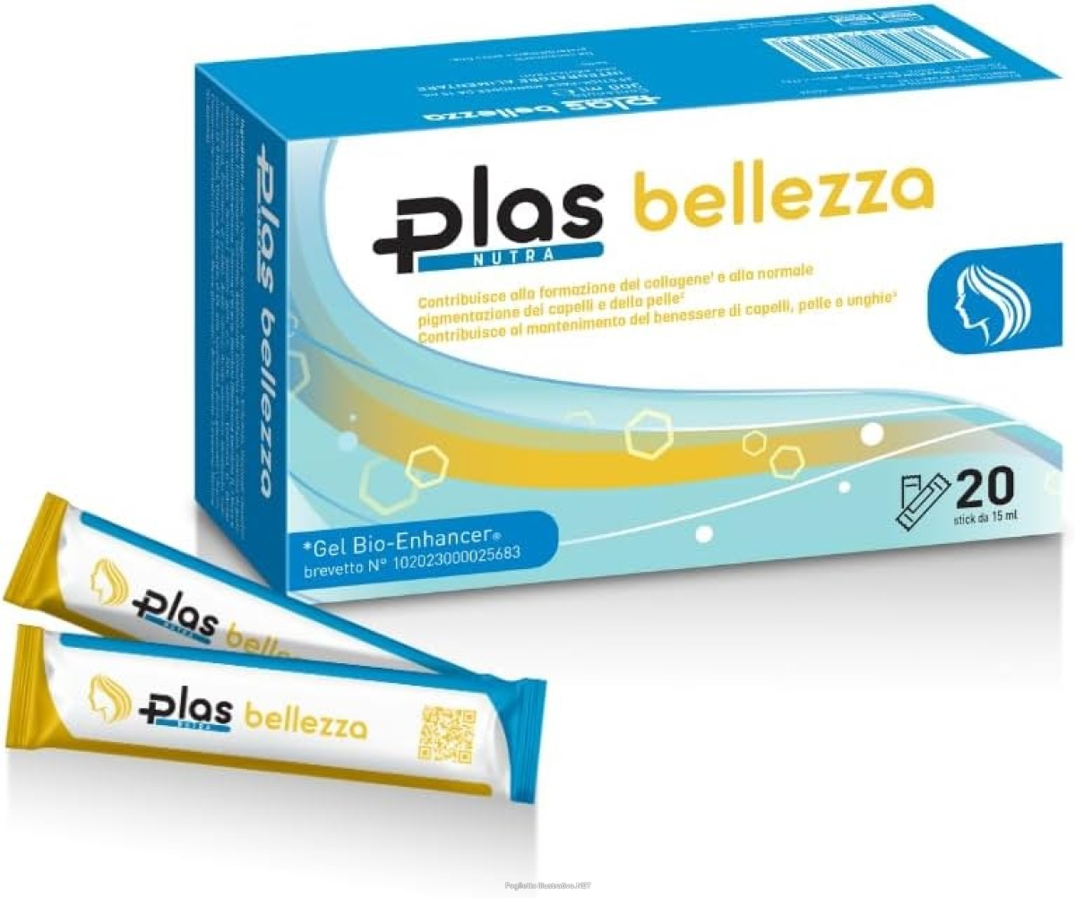 Cerca Offerte di plas bellezza integratore per il benessere di pelle capelli e unghie 20 stick da 15ml e acquista online