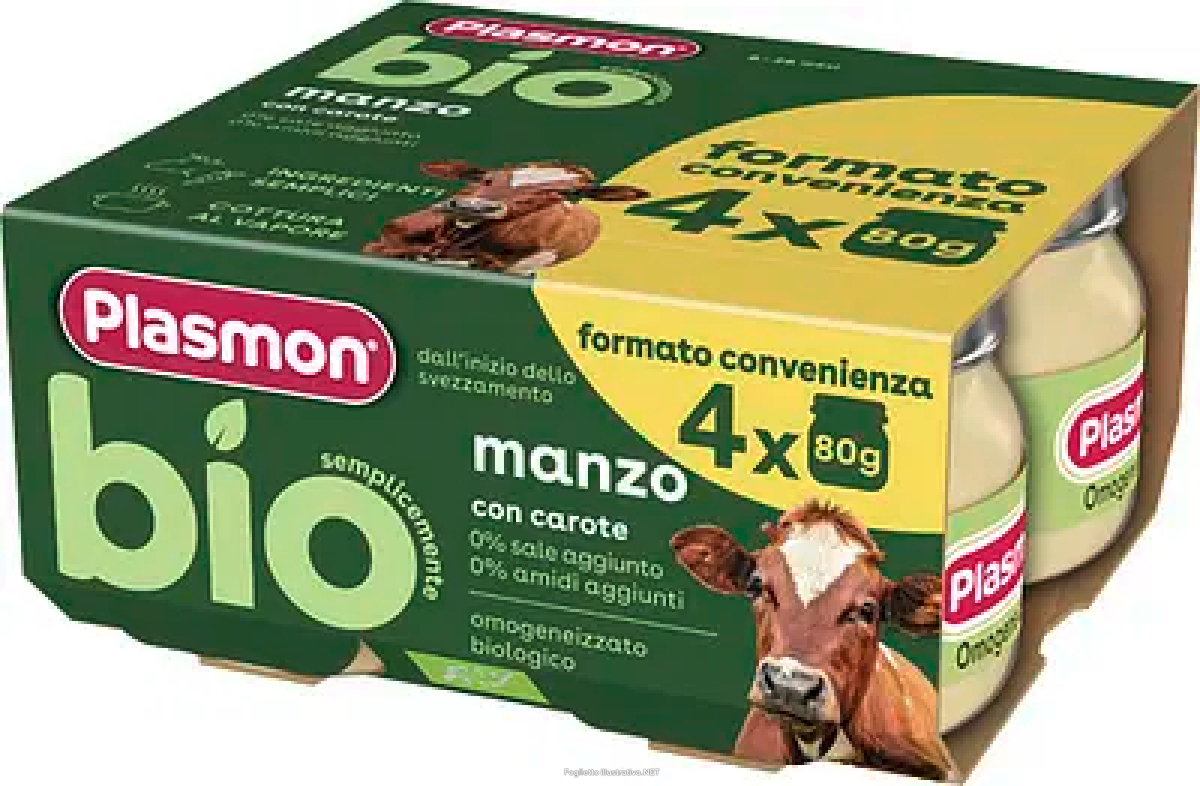 Cerca Offerte di plasmon bio omogeneizzato manzo e carote 4 pezzi da 80 g e acquista online