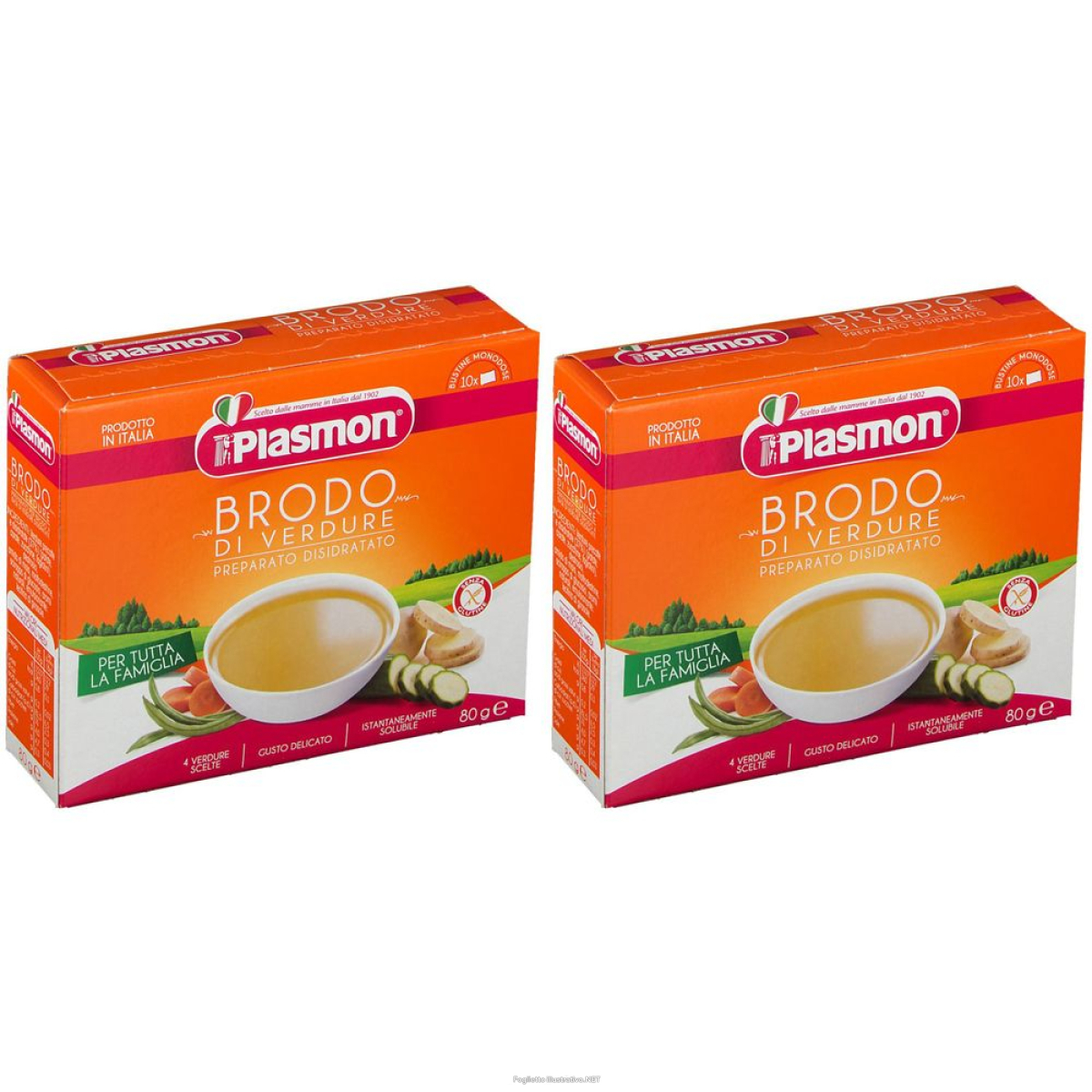 Cerca Offerte di plasmon® brodo di verdura set da 2 2x80 g pappa e acquista online