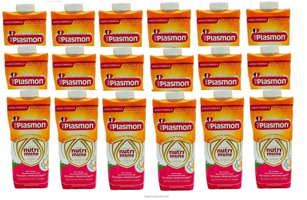Plasmon nutri-mune 4 liquido 18 pezzi a 27,52€, Febbraio 2024