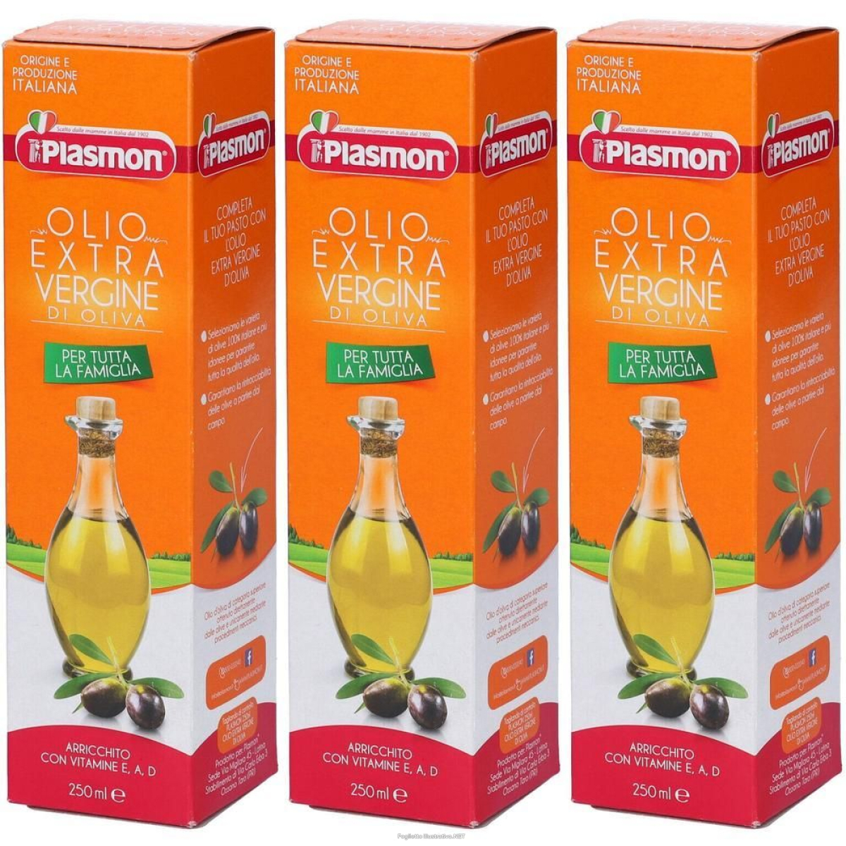 Cerca Offerte di plasmon olio extra vergine di oliva 3x250 ml e acquista online