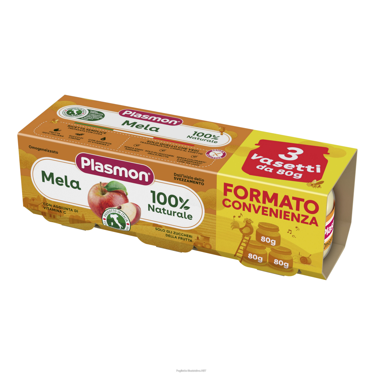 Cerca Offerte di plasmon omogeneizzato mela 3 pezzi da 80 g 3x80 g pappa e acquista online