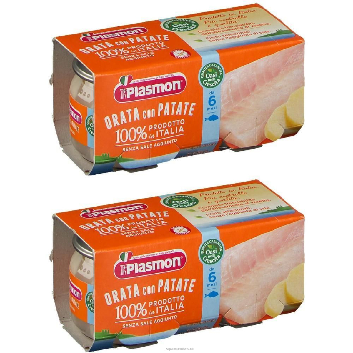 Cerca Offerte di plasmon® omogeneizzato orata con patate 2x2x80 g pappa e acquista online