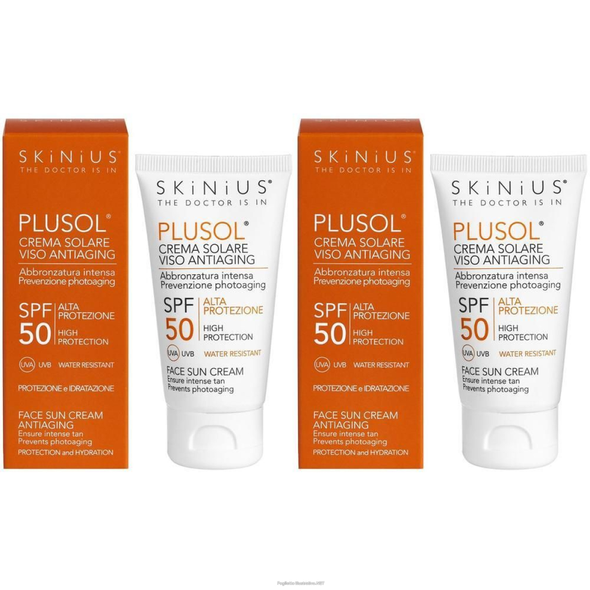 Cerca Offerte di plusol crema solare viso spf50 50 ml 2x50 ml e acquista online