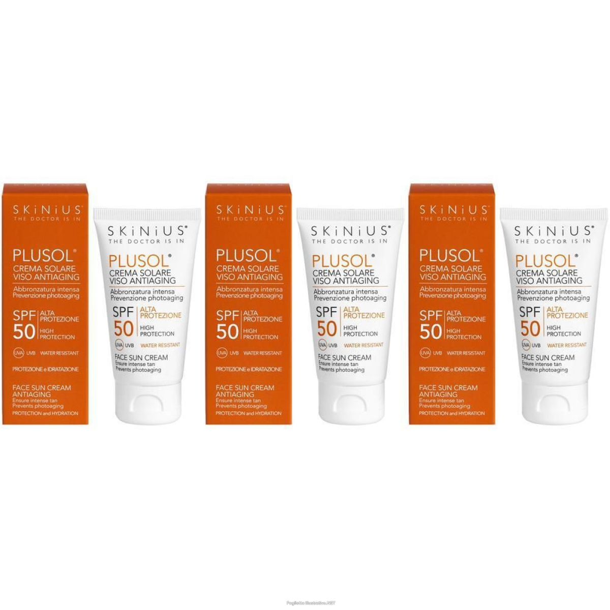 Cerca Offerte di plusol crema solare viso spf50 50 ml 3x50 ml e acquista online