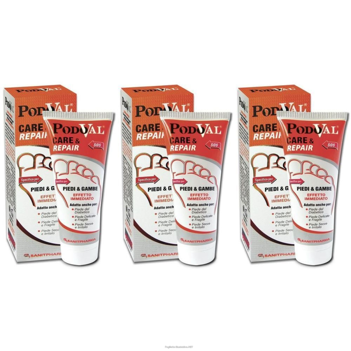 Cerca Offerte di podoval care 3x100 ml e acquista online