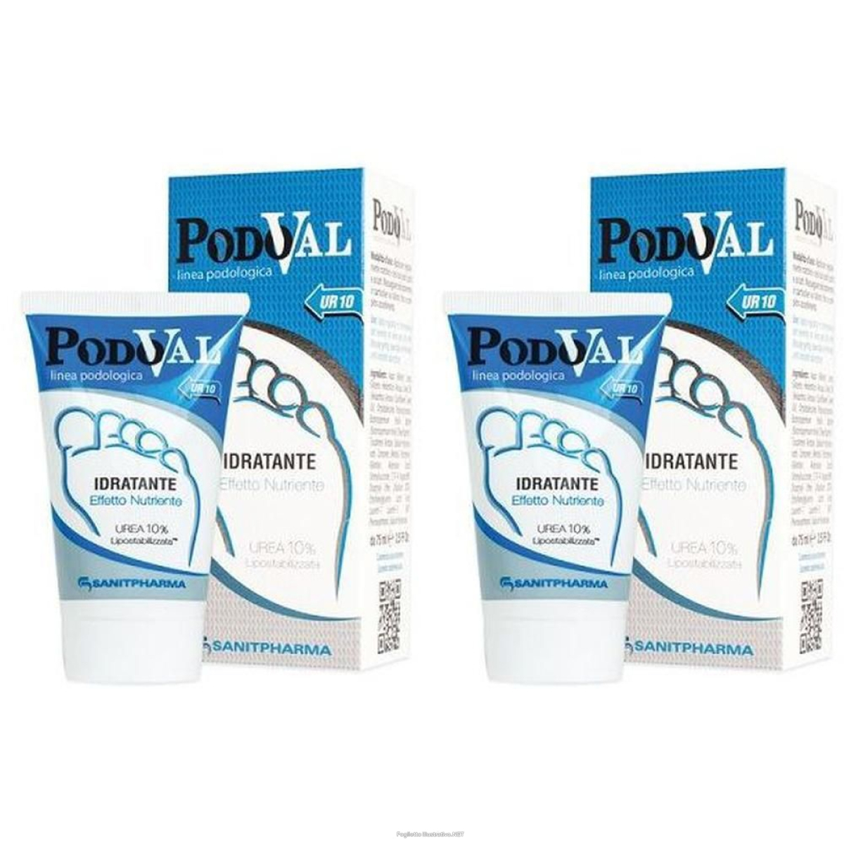 Cerca Offerte di podoval ur10 idratante 75 ml 2x75 ml crema e acquista online